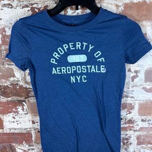 Aeropostale Blue Short Sleeve Tee